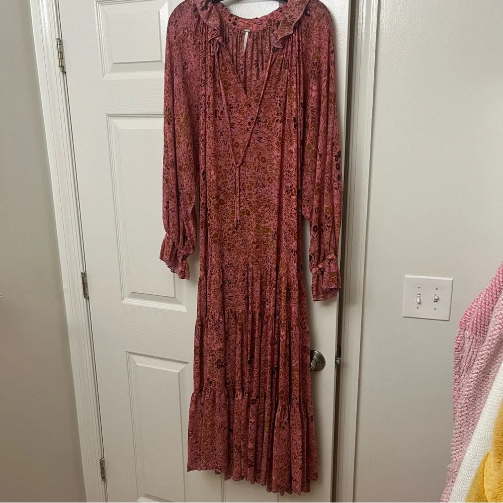 NWOT Free People feeling groovy Maxi dress - Picture 8 of 13
